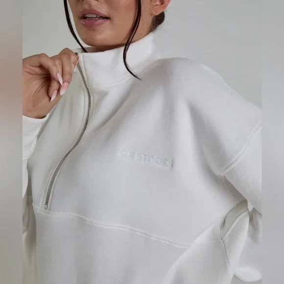 Bride Statement Quarter Zip Sweatshirt - Picture 2 of 4